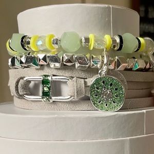 BP party stacks kiwi 🥝 bracelets